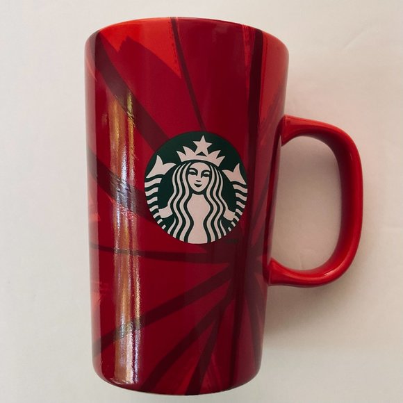 STARBUCKS "Christmas Blend" Vintage Red 2014 Collectible Mug NWOT - Picture 1 of 5